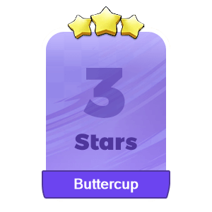 MMOJUGG Monopoly Go Buttercup 3 Stars-S14-6 Details View of Item Function and Use